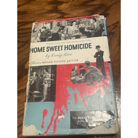 Home Sweet Homicide Craig Rice Tower Books Motion Picture Edition 1st Vint 1946 - Picture 2 of 12